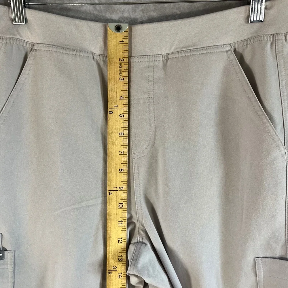 FIGS Scrub‎ Pants Mens Medium Sand T2001 Technical Collection Cargo Straight Leg